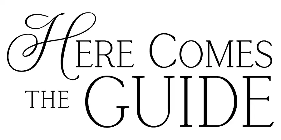 here comes the guide logo here comes the guide logo
